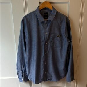 RVCA lightweight work shirt Blue Men's Shirt